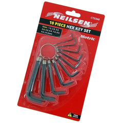 Neilsen 10pc Metric Hex Allen Key Tool Set Allan Alan 1.5mm - 10mm