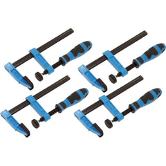 Neilsen 4pc F Clamps 150mm Wood Working Soft Grip Metal Heavy Duty Clamp 6"