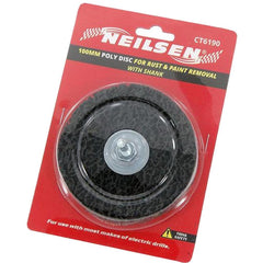 Neilsen Grinding Discs Drill Paint & Rust Remover Disc 100mm 4" With Shank