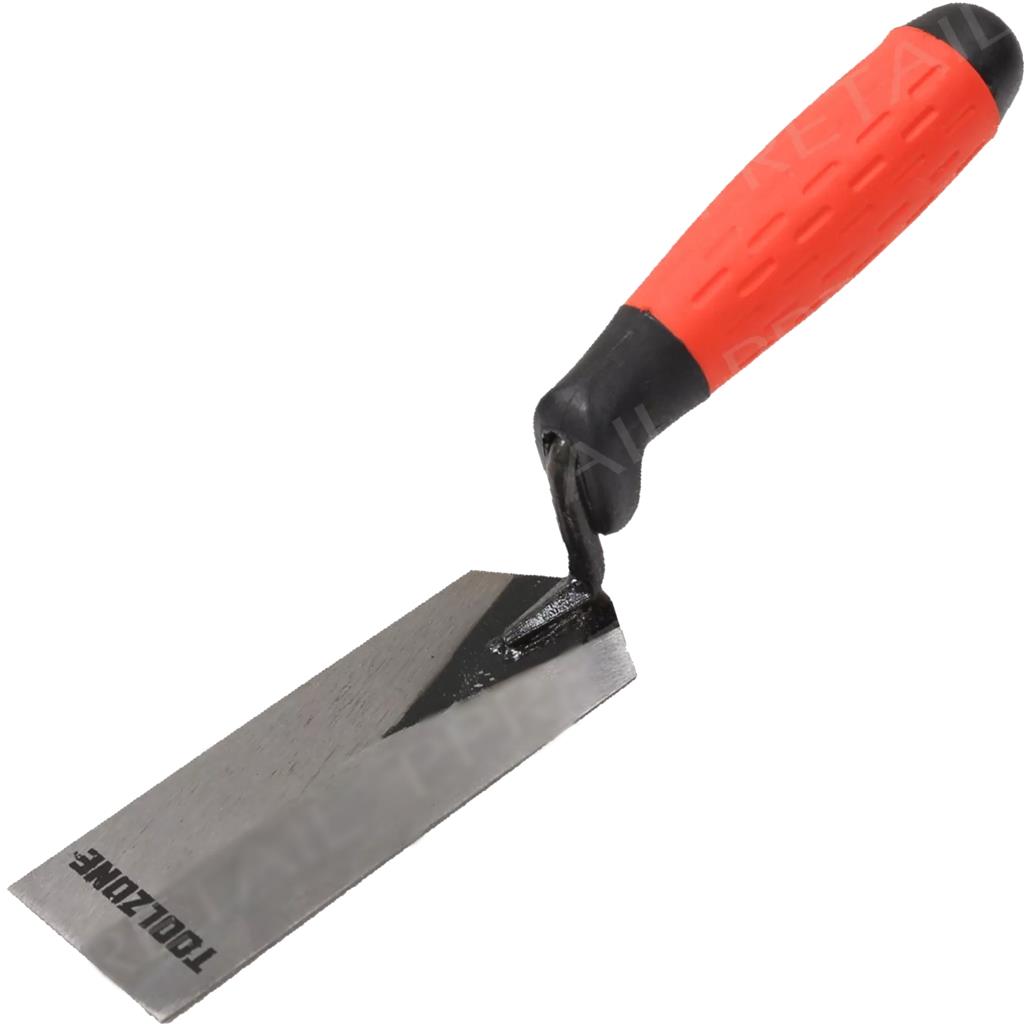 Toolzone 2" Margin Trowel Set Soft Grip Plasterers Corner Plastering Tool