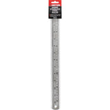 Dekton 300mm Metric & Imperial Stainless Steel Marking Straight Ruler Rule