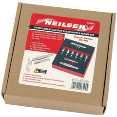 Neilsen 8pc Brake Caliper Bleed Nipple Thread Repair Insert Set M8