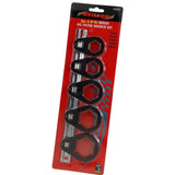 Neilsen 5pc Oil Filter Offset Low Profile Spanner Wrench 24mm - 38mm Set