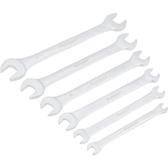 Bluespot 6pc Metric Combination Spanner Wrench Set 6mm - 17mm