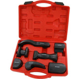 Neilsen 7pc Automotive Dent Bodywork Repair Rubber Panel Beating Dolly Set