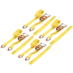 Neilsen 4pc Ratchet Tie Down Cargo Straps 38mm Lashing Truck Trailer Car