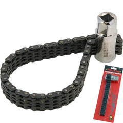 Neilsen Oil Filter Wrench Chain Spanner Socket Removing Filter 21mm 1/2"