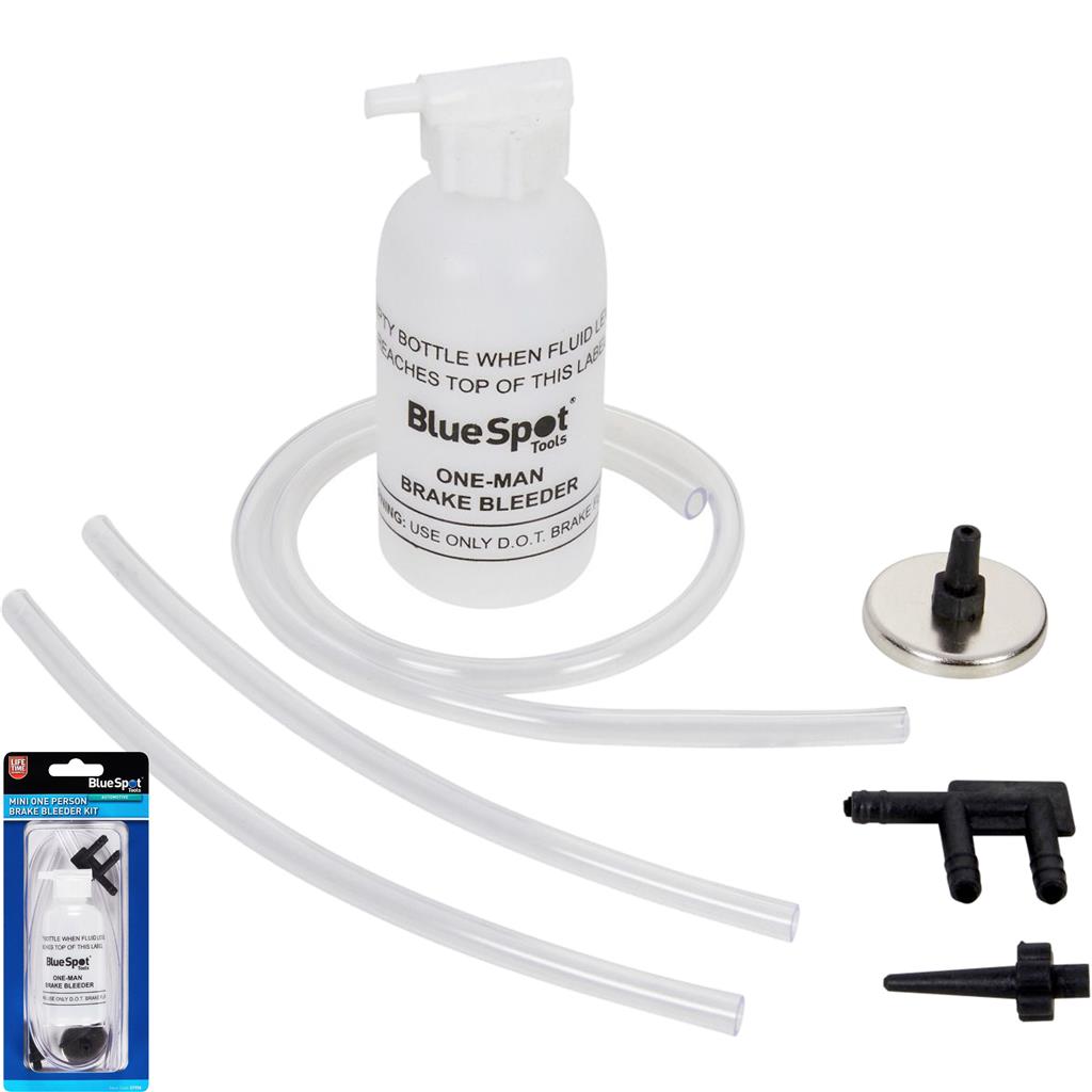 Bluespot One Person Brake Clutch Vacuum Bleeder Pump Bleeding Kit Set