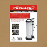 Neilsen Fluid Extractor 9L Manual Brake Fluid Bleeder Oil Fill Transmission Pump
