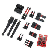 Neilsen 22pc Impact Bit Set Drill Driver Screwdriver Bits Adaptor Flat Pozi Hex