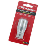 Neilsen Valve Adjustment 17mm Car Vehicle Socket For Mercedes Benz 1/2" Drive