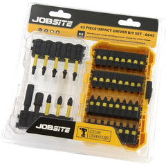 Jobsite 42pc Adaptor Impact Bit Holder Socket Set Drill Nut Driver Screwdriver