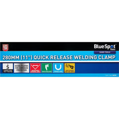 Bluespot Welding Quick Release Locking Grips Mole Gripping Adjustable Pliers