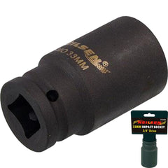 Neilsen 3/4" Drive Standard Deep Square Metric Single Impact Socket 33mm