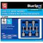 BlueSpot 5pc 1/2" Tapered Spiral Screw & Nut Extractor Sockets Set 8mm - 16mm