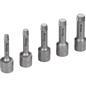 BlueSpot 5pc 1/2" Tapered Spiral Screw & Nut Extractor Sockets Set 8mm - 16mm