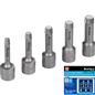 BlueSpot 5pc 1/2" Tapered Spiral Screw & Nut Extractor Sockets Set 8mm - 16mm