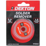 Dekotn 2.5mm Braid Solder Wick Desoldering Mop Sucker Fluxed Remover Wire