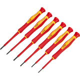 Bluespot 6pc Precision Screwdriver Magnetic Tips VDE Repair Phillips Slotted Set