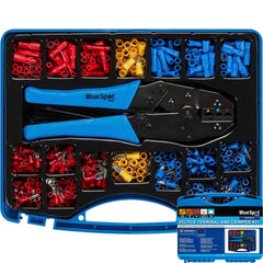 BlueSpot 522pcs Car Electrical Wire Terminals Insulated Crimp Connectors Set