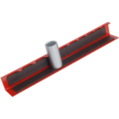 Neilsen 1/2" Magnetic Portable 10 Socket Holder Rail Retaining Rack Holders