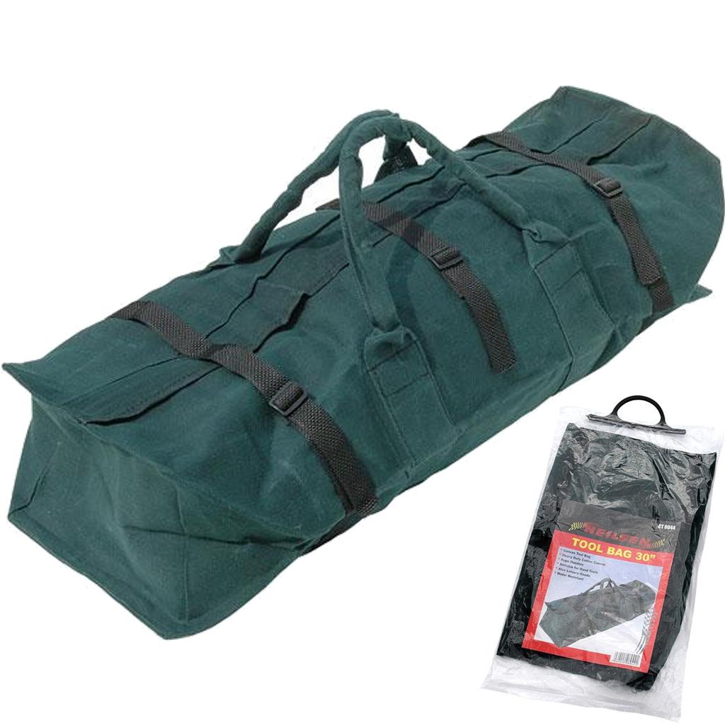 Neilsen 30" Large Water Resistant Canvas Tool Bag Zip Up Extra Holdall Case Box