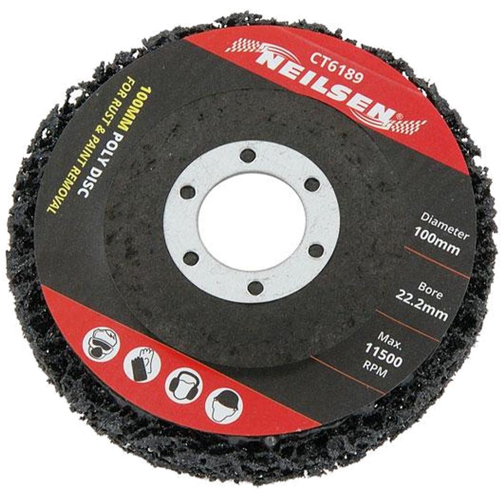 Neilsen Grinding Discs Angle Grinder Paint & Rust Remover Disc 100mm 4"