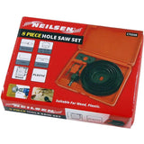 Neilsen 8pc Hole Saw Cutter Wood Plastic Holesaw Set 64mm - 127mm