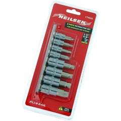 Neilsen 8pc Damaged Hex Screw Extractor Sockets Set Bits 3mm - 10mm 1/4" 3/8"