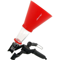 Neilsen 2pc Universal Oil Petrol Fuel Fluid Transfer Pouring Funnel Set