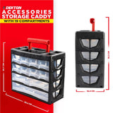 Dekton 19 Compartment Box Storage Tool Organiser Case Screw Nail Nut Bolt