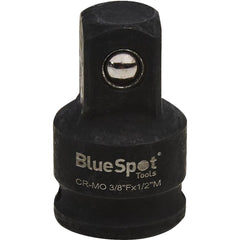 BlueSpot Impact Adaptor Socket Converter Reducer 3/8"  Female to 1/2" Male Drive