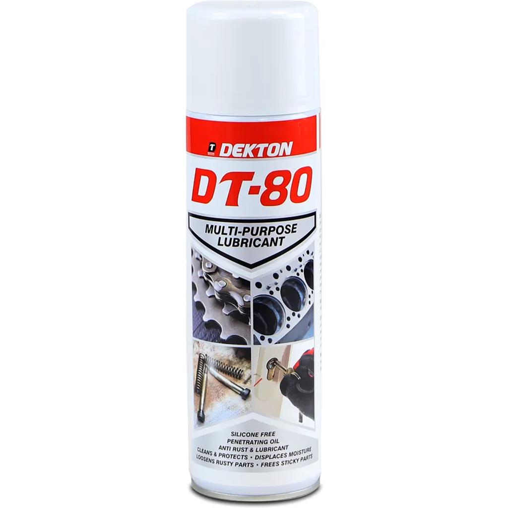Dekton Multi Purpose Lubricant Spray Cleans Protect Rust Penetrating Oil DT-80