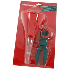 Neilsen 2pc Universal Oil Petrol Fuel Fluid Transfer Pouring Funnel Set