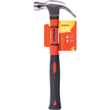Amtech 8oz Claw Hammer Fibreglass Rubber Grip Hardened Steel Head