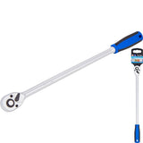 Bluespot Extra Long Reach Socket Ratchet Quick Release 72 Teeth 300mm 1/4"