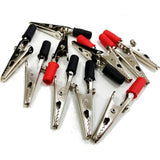 Toolzone 12pc Electrical DIY Crocodile Alligator Spring Clip Set 2"