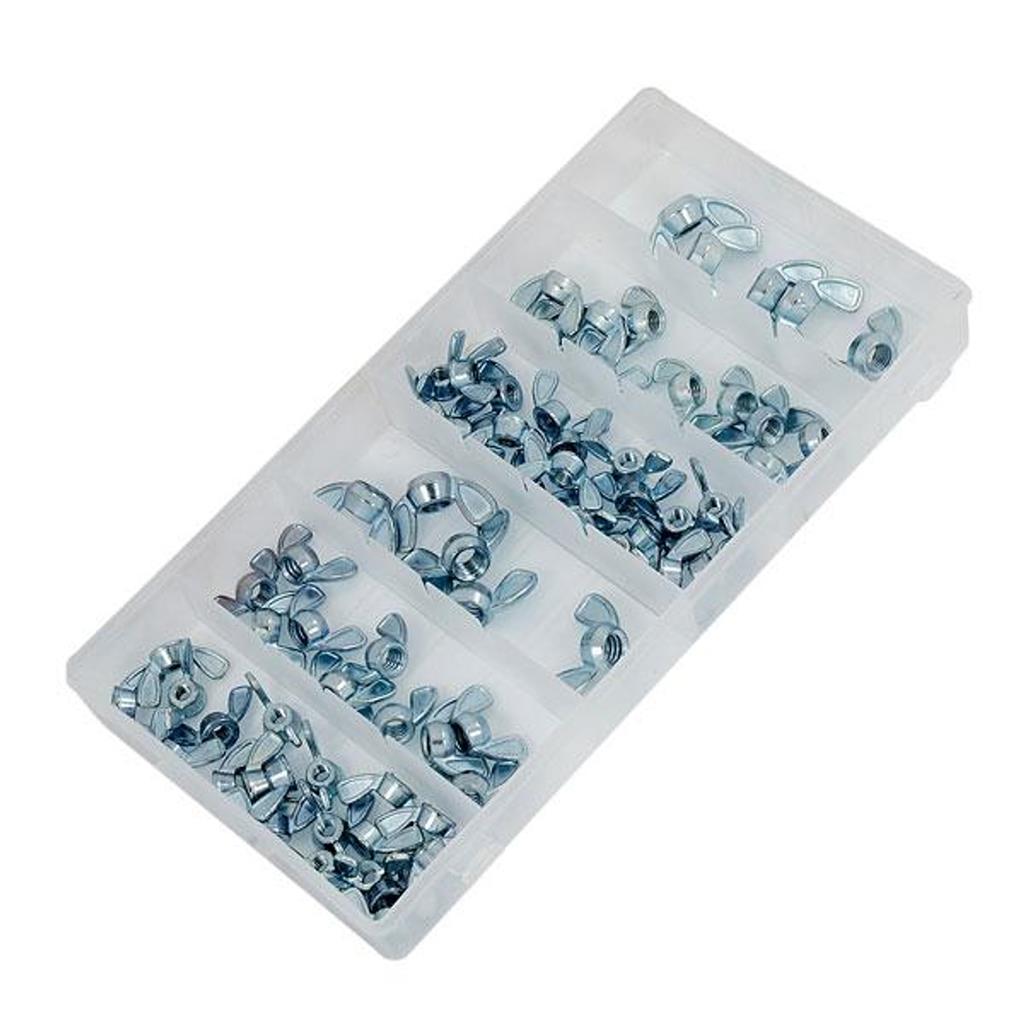 Neilsen 70pc Assorted DIY Workshop Hardware Storage Wing Nut Set