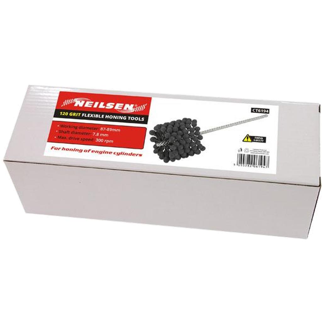 Neilsen Silicon Carbide Flexible Honing 120 Grit Engine Cylinders Tool 87mm-89mm