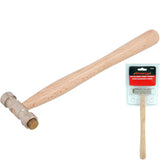 Neilsen Wooden Handle Interchangeable Nylon & Brass Hammer Small Lightweight