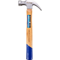 Bluespot 20oz Claw Hammer Hickory Handle Engineers Machinist Hardened Steel Head
