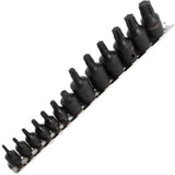 Neilsen 13pc Male T Type Bit Star Socket Set T8 - T60 1/4" 3/8" Torx Drive