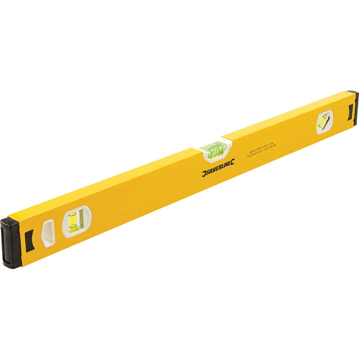 Silverline Spirit Level Trade Box Tool Builders & DIY Vial 600mm 24" 60cm
