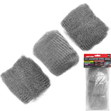 Dekton 30g Steel Wire Wool Fine Assorted For Rust Brass Copper Metal 3pc