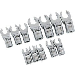 Neilsen 12pc Crows Foot Feet Socket Wrench Spanner Set 3/8" Metric Crow 8mm-19mm