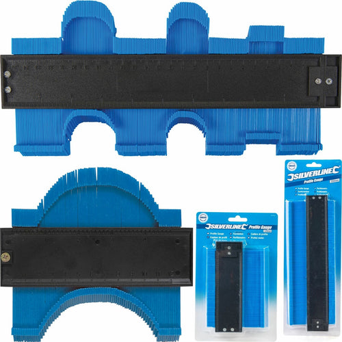 Silverline Shape Contour Duplicator Profile Gauge Tiling Edge Shaping Tool