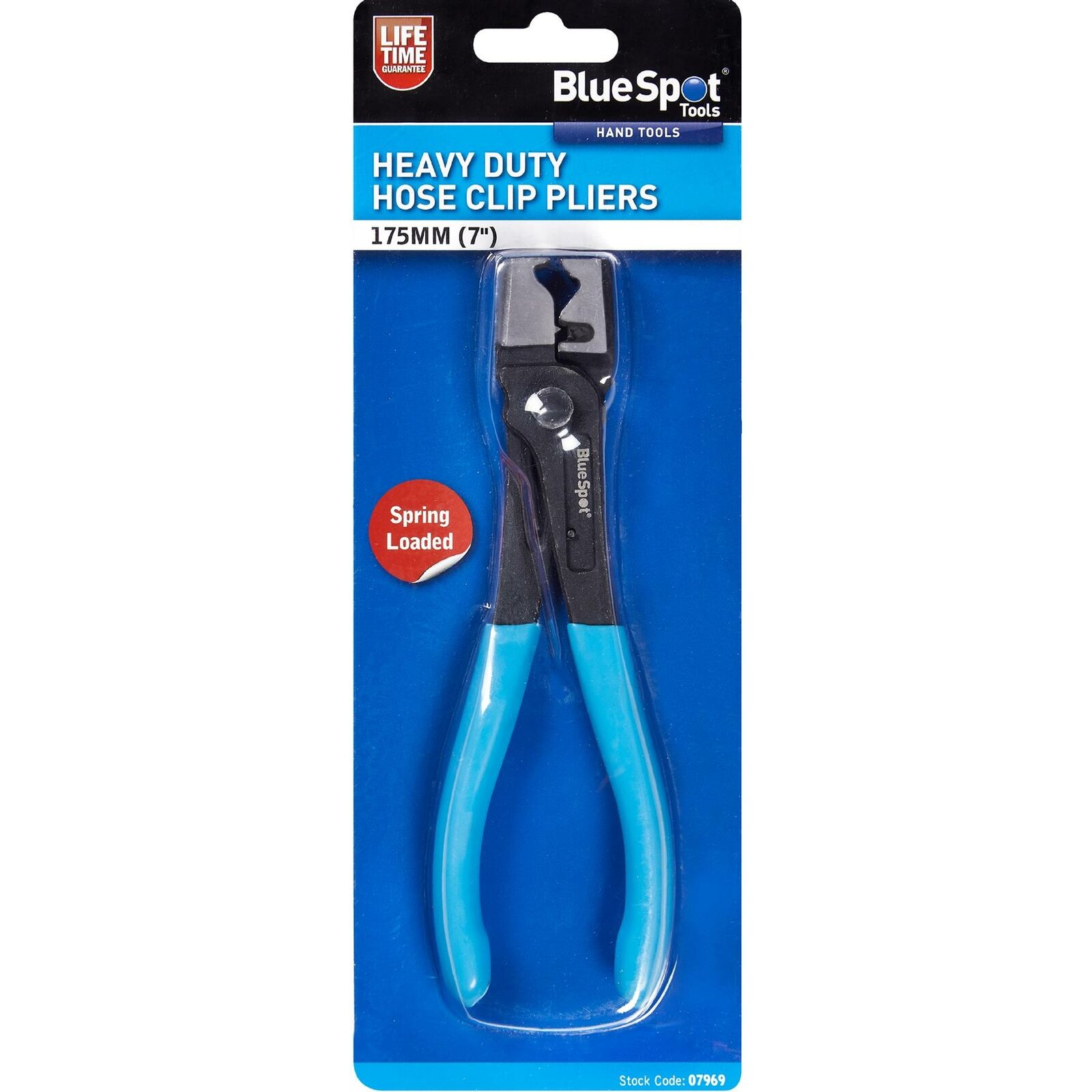 BlueSpot 175mm Heavy Duty Spring Hose Clip Pliers Fitting Removal Tool 7"