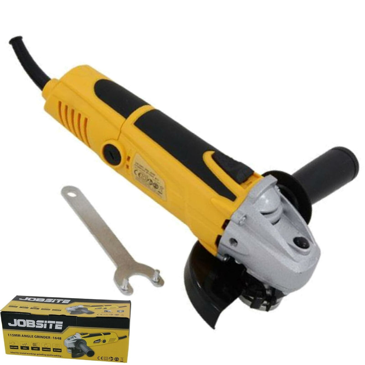 Jobsite 850w Electric Cutting Grinding Angle Grinder 4.5" 115mm 240v Cutter