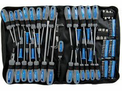 Silverline 100PC Screwdriver Set Tool Bit Kit Philips Flat Head Torx Pozi Offset