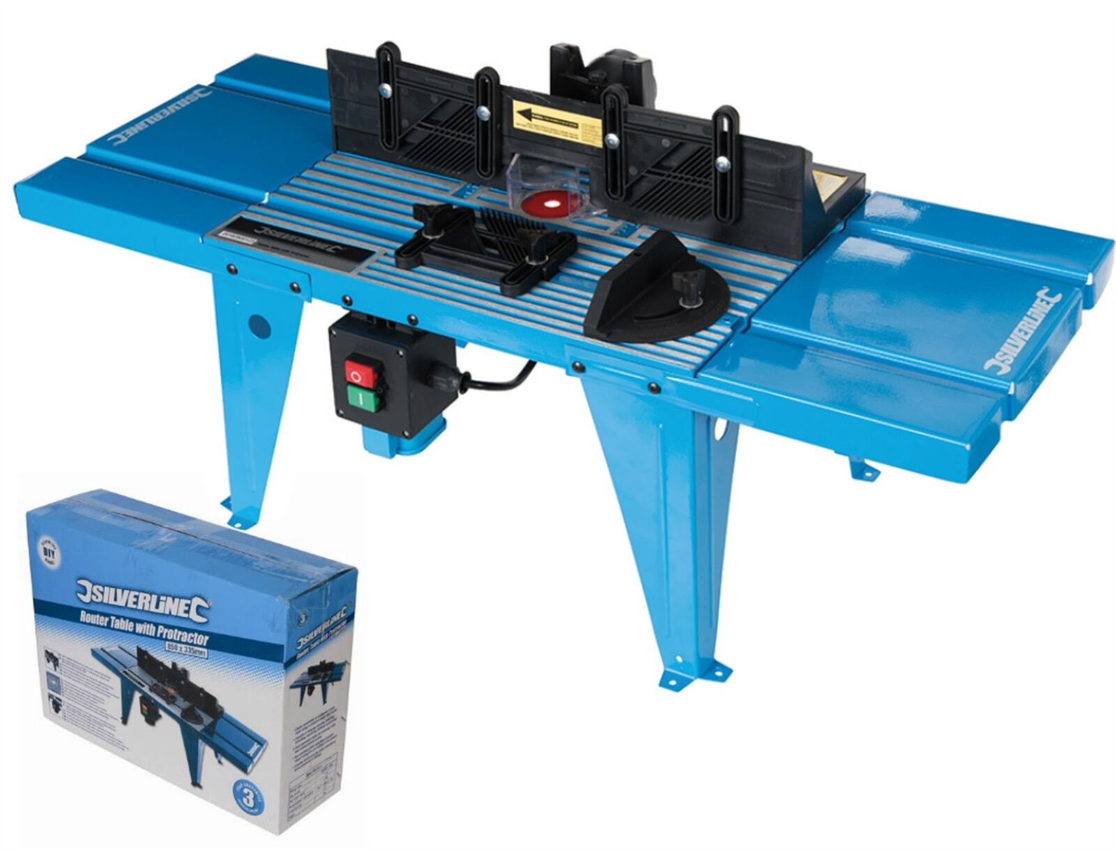 Silverline DIY Router Mounted Bench Table For With Protractor 460793 ...